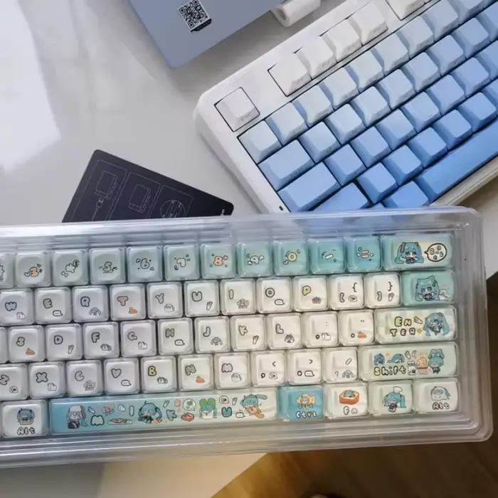 Capuchons de touches Miku thème anime