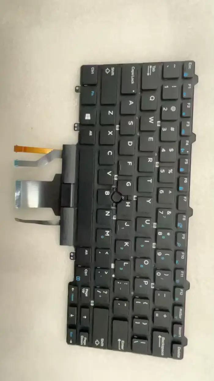 Clavier rétro-éclairé pour Dell Latitude série 5480 5490 5491 7480 7490 US disposition touches noires amélioration productivité confort gaming travail