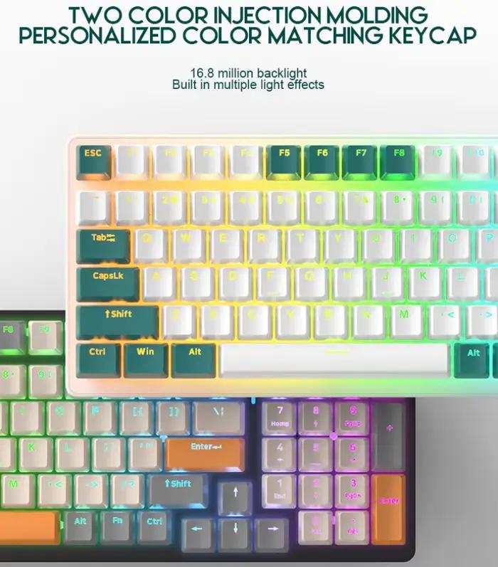 Clavier mécanique français Hot Swap 100 touches 98% disposition espagnol russe coréen arabe