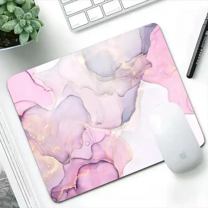 Tapis de souris en marbre violet