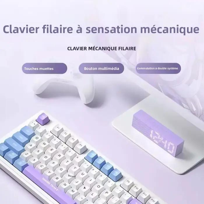 Clavier filaire à sensation mécanique