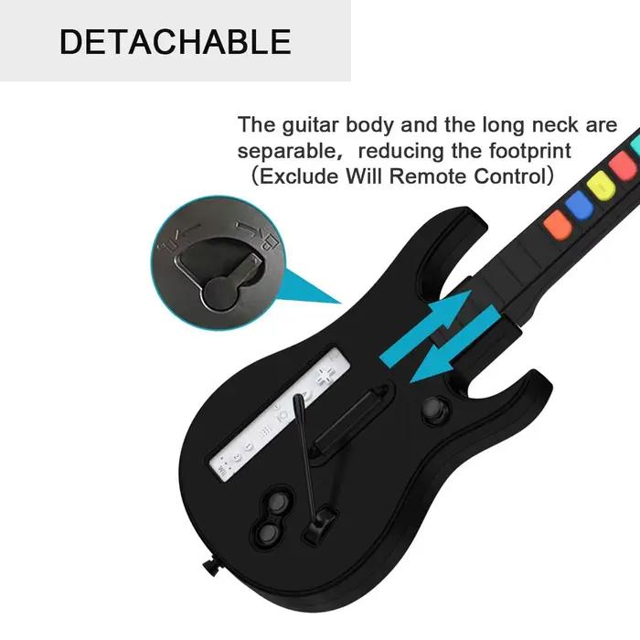 Manette de jeu pour Wii Guitar Hero et Rock Band (à l'exception