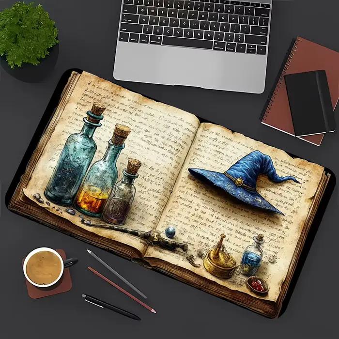 Chapeau de magicien enchanté et Potions