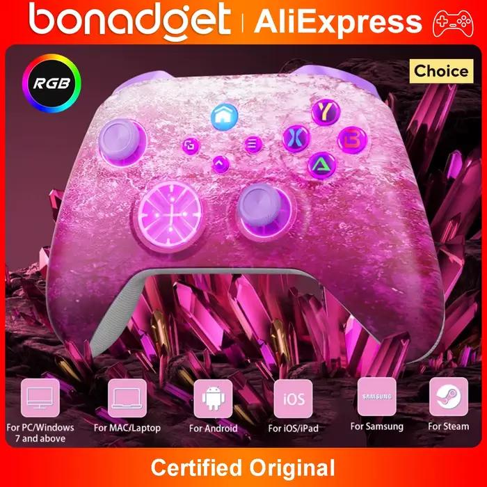 Manette de jeu sans fil Wi-Fi RGB à effet Hall pour Xbox One/S/X/Series S/X/PC