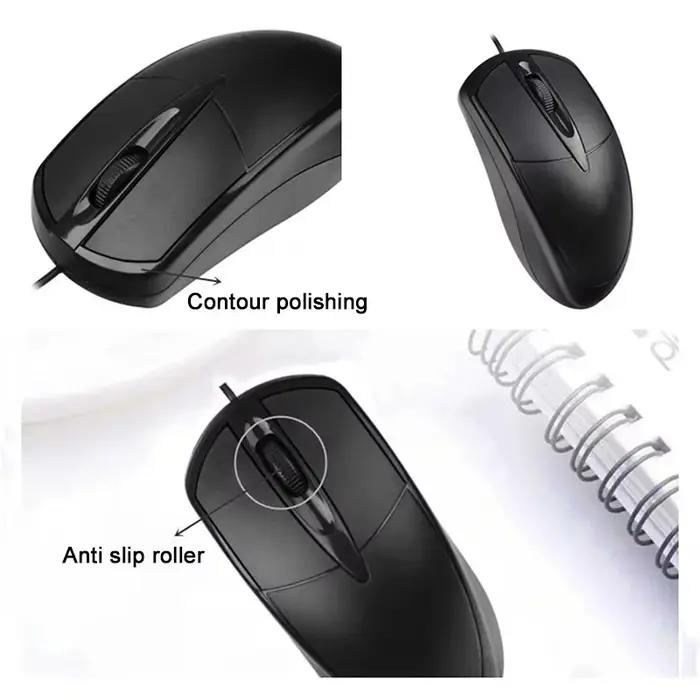 Souris filaire Lenovo, conception ergonomique