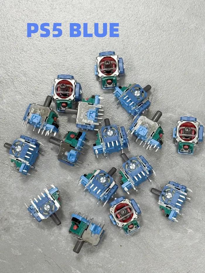 100 pièces d'origine, stick analogique bleu 2.3K pour manette Playstation 5 PS5
