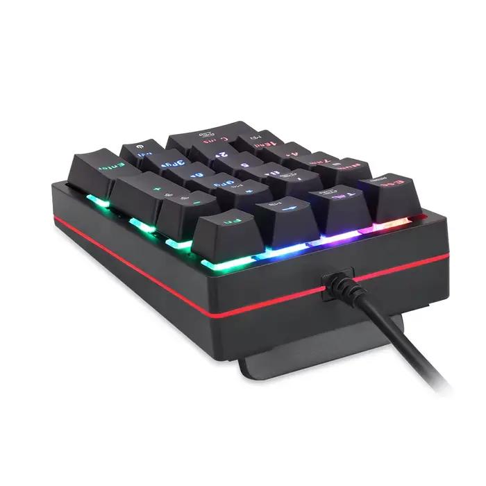 Motospeed K24 Macro clavier numérique mécanique filaire 21 touches rvb rétro-éclairage pavé