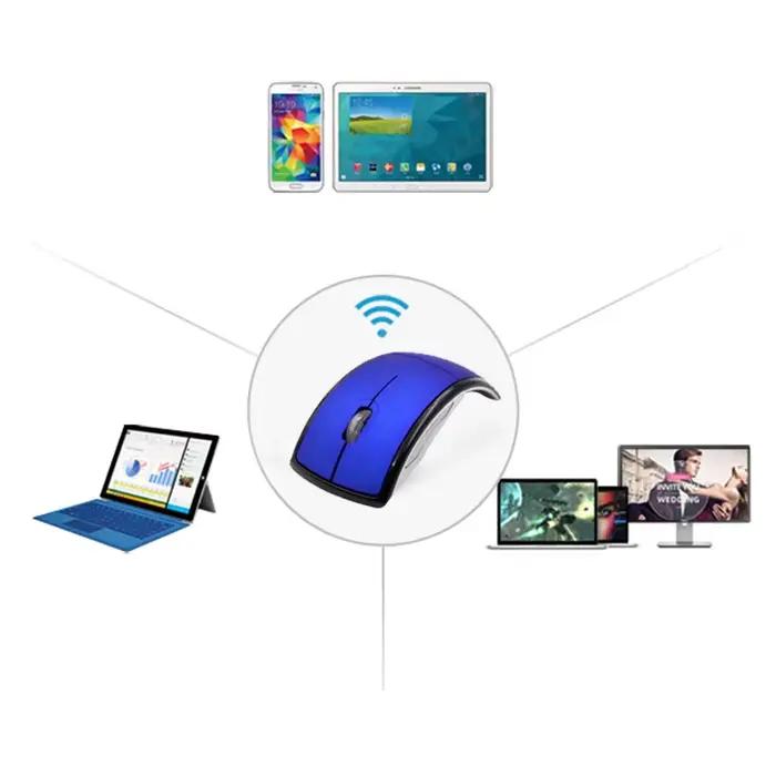 Souris optique sans fil pliable 2.4G