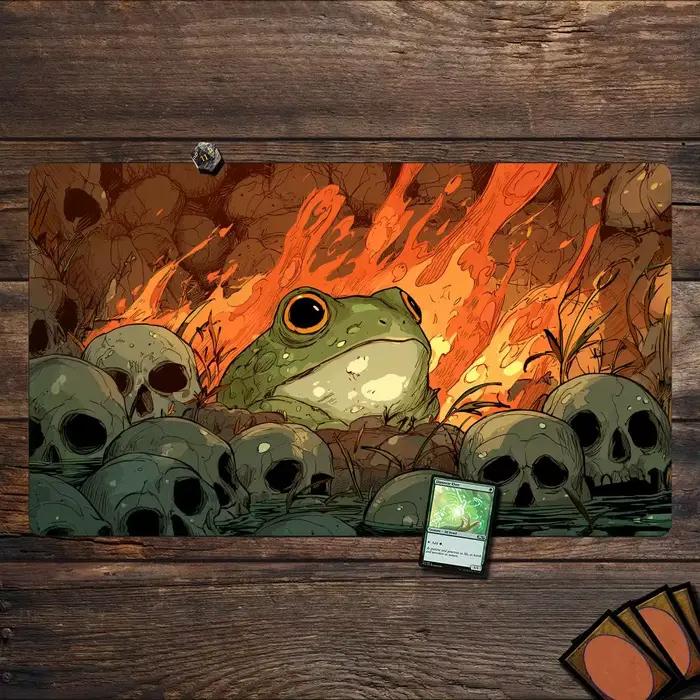 Tapis de jeu MTG Dark Fantasy Frog Design