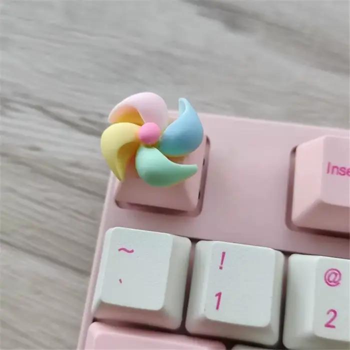 Dessin animé mignon bricolage arc Keycaps Esc mécanique clavier casquettes Cherry Mx belle personnalisé