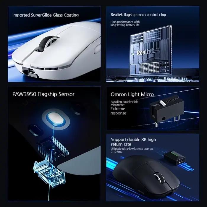 Souris de jeu MCHOSE L7 Ultra+ moyenne/grande