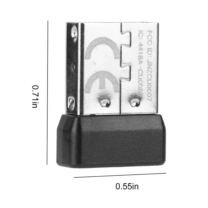 Adaptateur récepteur USB pour clavier et souris Logitech MK220 MK235 MK240 MK270 MK275 MK345 Nano MK260 Dongle USB sans fil Plug & Play pour joueurs et professionnels de bureau occasions spéciales