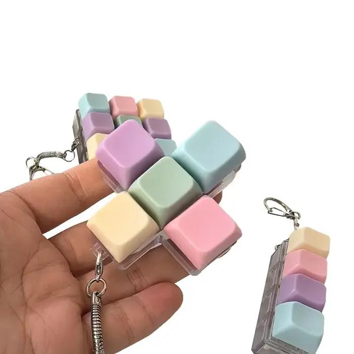 1/4/5/9 touches clavier mécanique axe testeur bouton Keycap porte-clés