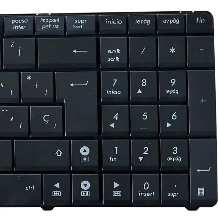 Clavier espagnol pour For Asus N53S N53SV K52F K53S K53SV K72F K52 A53 A52 U50 G51 N51 N52 N53 G73