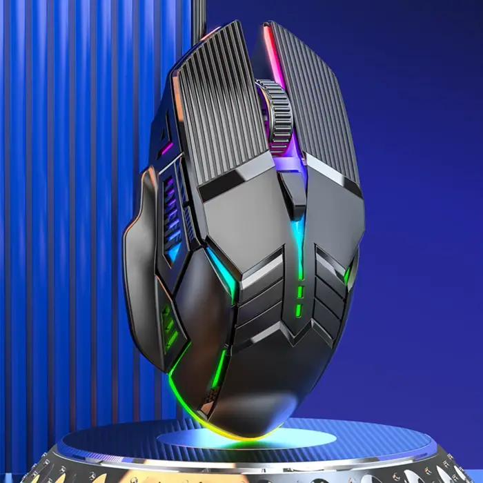 Souris de jeu filaire ergonomique 3200dpi