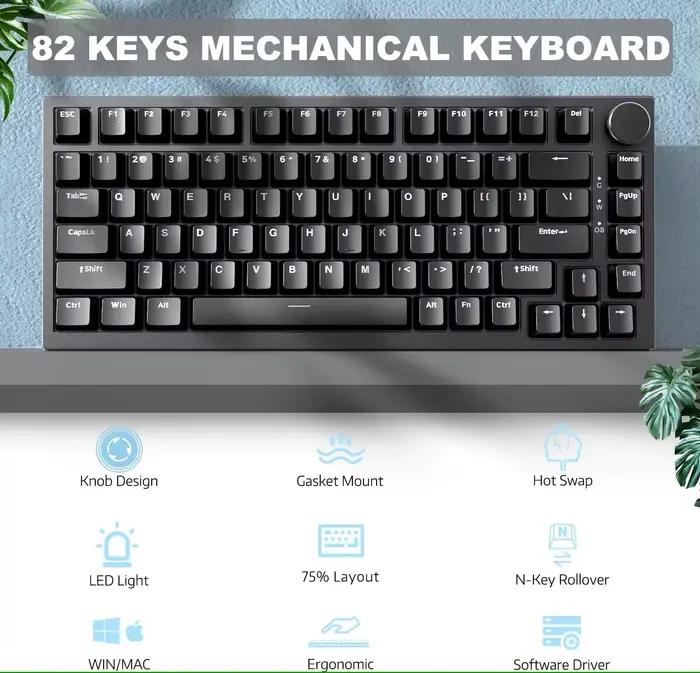 Clavier filaire à touches intégrales