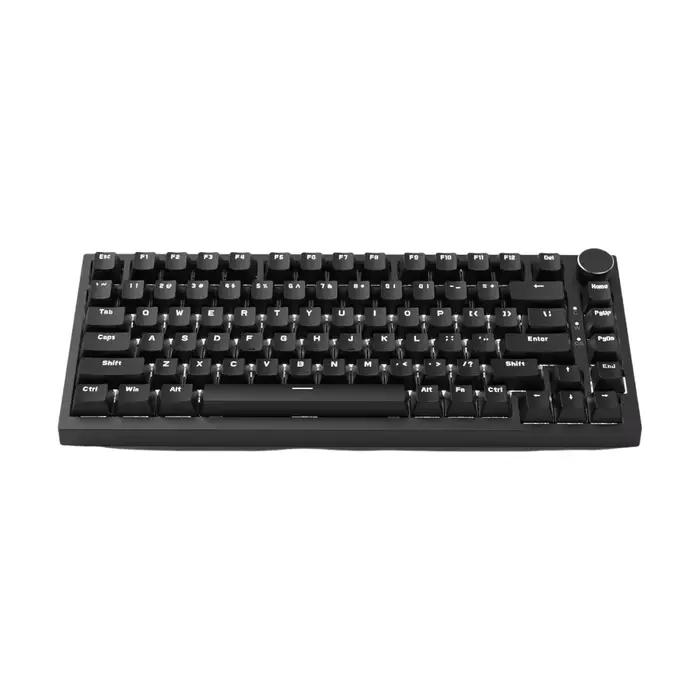 AJAZZ AK820 filaire avec boutons de Volume rotatifs touches remplaçables à chaud pour claviers mécaniques de bureau et de maison