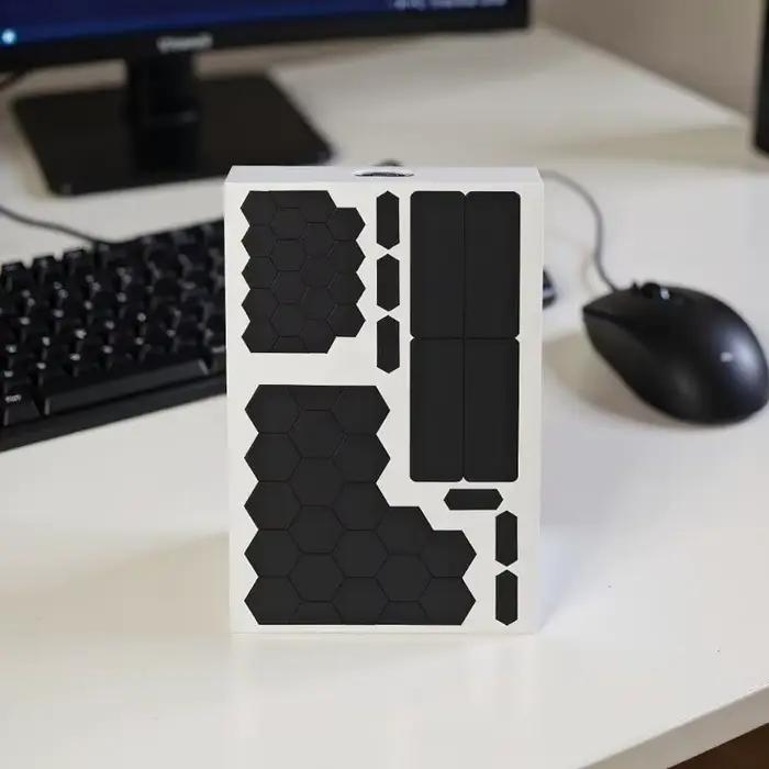 Autocollants DIY antidérapants en silicone pour clavier de souris pour contrôle optimal et minimisation du glissement pour joueurs et professionnels