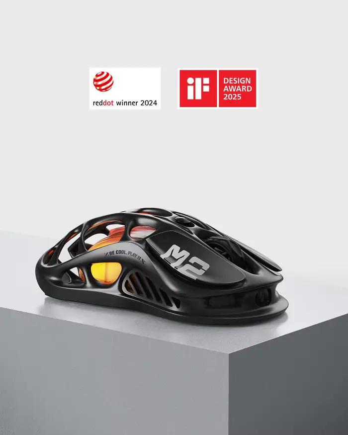 Souris de jeu sans fil GravaStar Mercury M2