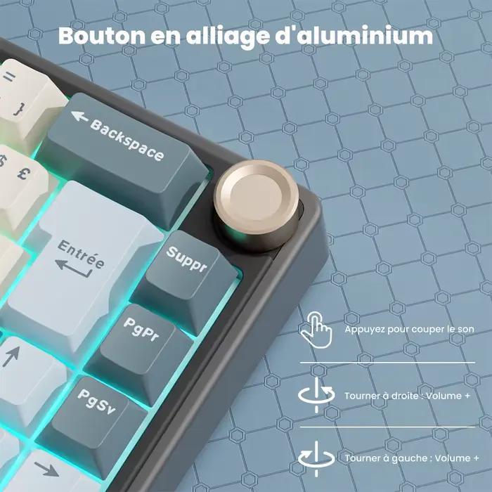Royal Kludge-Clavier de jeu mécanique filaire