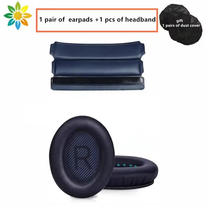 Coussinets d'oreille pour BOSE QC35 pour QuietComfort 35 & 35 II casque de remplacement écouteurs en mousse à mémoire