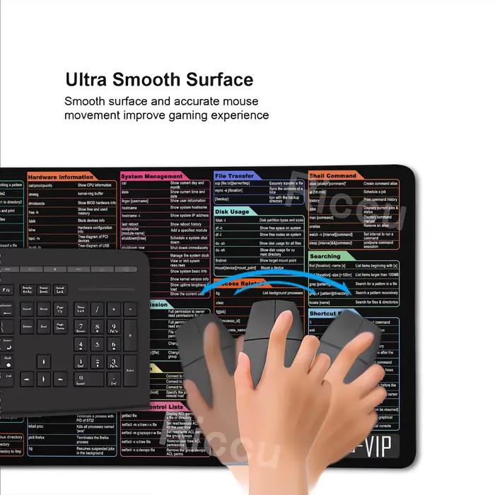 Grand tapis de souris Linux