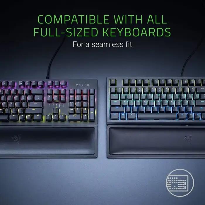 Razer repose-poignet ergonomique Pro pour claviers Full-104 Gel de refroidissement base en caoutchouc antidérapante infurée
