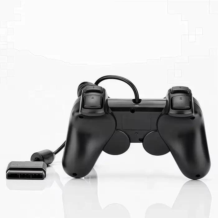 Contrôleur PS2 contrôleur analogique filaire manette de jeu manette Joypad pour PS2 Sony Console double choc Vibration Joypad contrôleur filaire