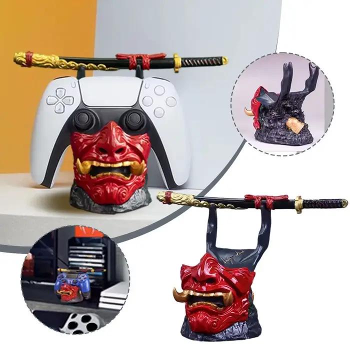 Support universel de contrôleur de jeu War Ghost décorations de bureau portables pour PS5 PS4 accessoire gamer anime style élégant pour bureau et cadeau occasions spéciales