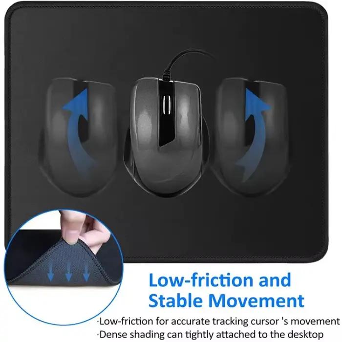 Petit tapis de souris noir solide