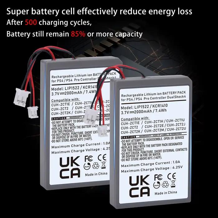 Batterie PS4 pour Sony PS4 PS4Pro contrôleur Playstation 4 V4 V1 V2 DualShock CUH-ZCT2