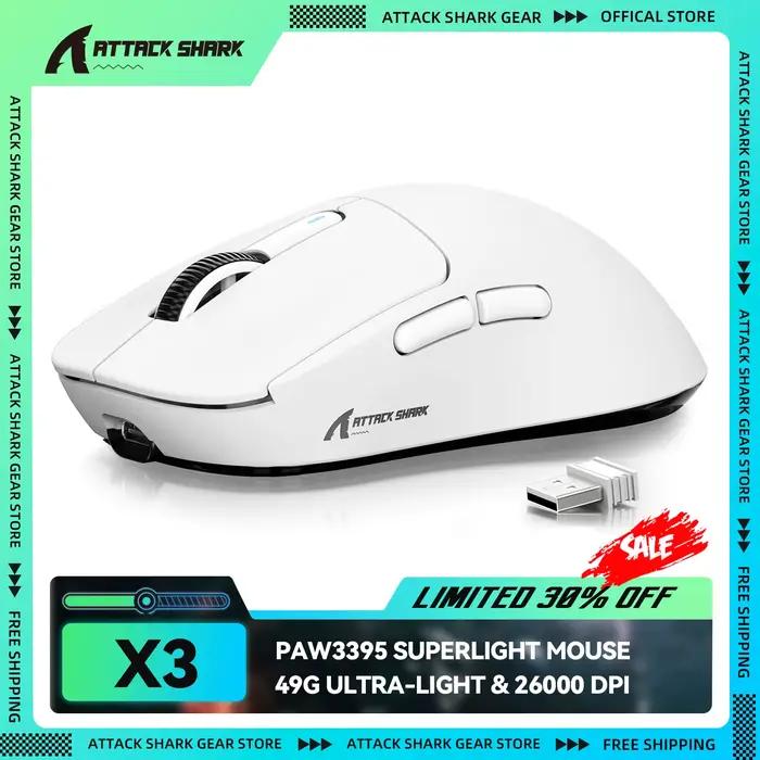 ATTACK SHARK X3 Souris de Jeu Sans Fil