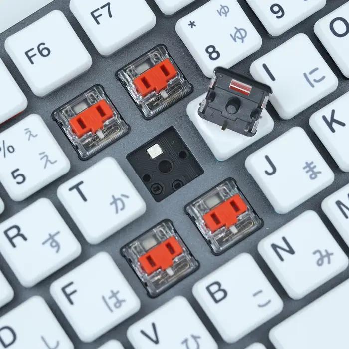 Interrupteur Kailh Low Profile Choc 1350 RGB pour clavier Crystal Red Pro Pale Blue Pink Robin Silver Brown White Yellow Orange