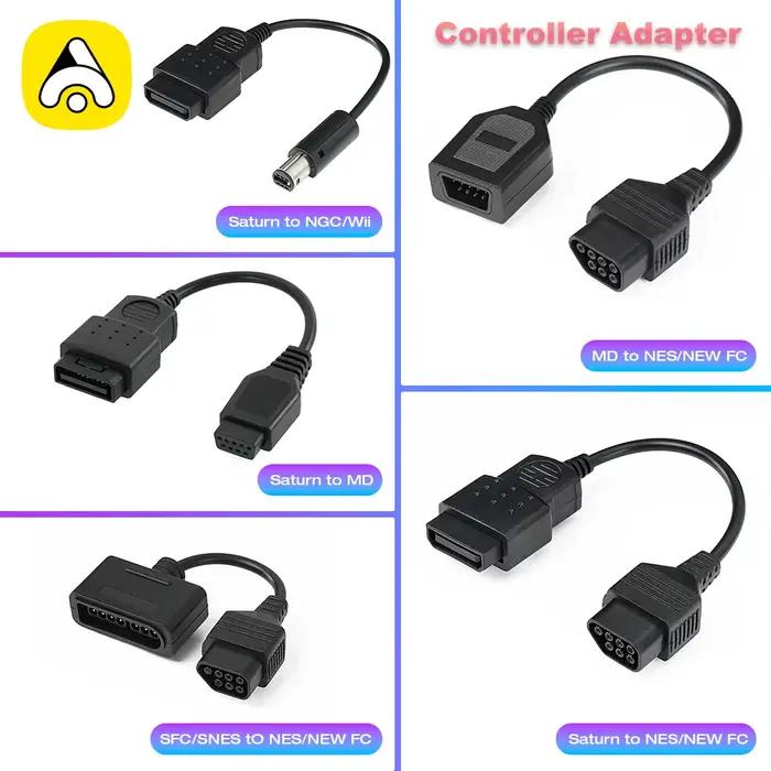 Adaptateur de contrôleur pour Console de jeu Mega Drive/GameCube/Wii/FC/NES