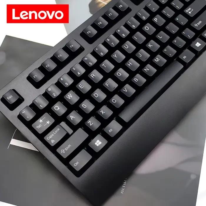 Lenovo clavier souris PS/2 Interface de Port rond filaire Combo point rouge étanche ergonomie pour ordinateur portable