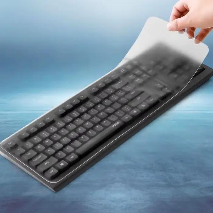 1 pièce de protection de clavier ultra-mince et transparente - housse