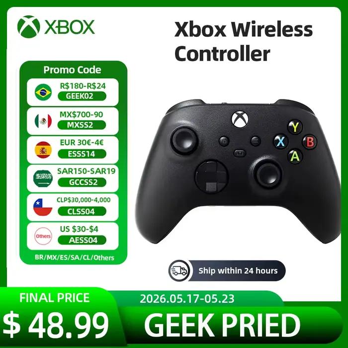 Manette de jeu sans fil Xbox Core Volt pour Xbox Series X|S, Xbox One et Windows 10/11 capture et partage de contenu gaming confortable et design moderne