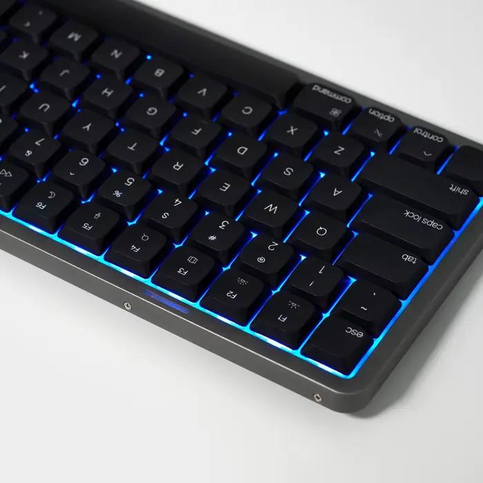 Personnalisé à chaud RGB Tri-mode mécanique clavier joint aluminium CNC Akko Air 01 Profil bas