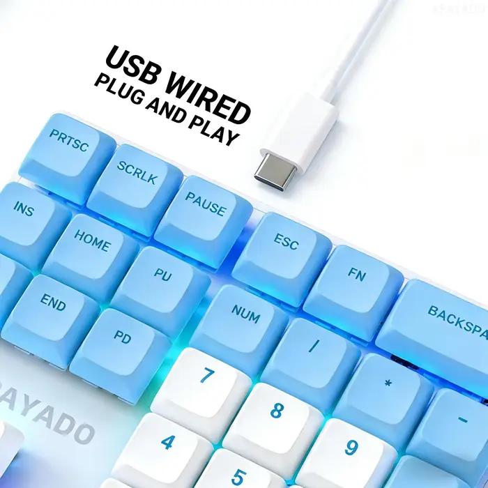 Clavier numérique mécanique APAYADO K33 33 touches avec rétroéclairage RGB et touches PBT pour ordinateurs de bureau et portables occasions professionnelles et ludiques