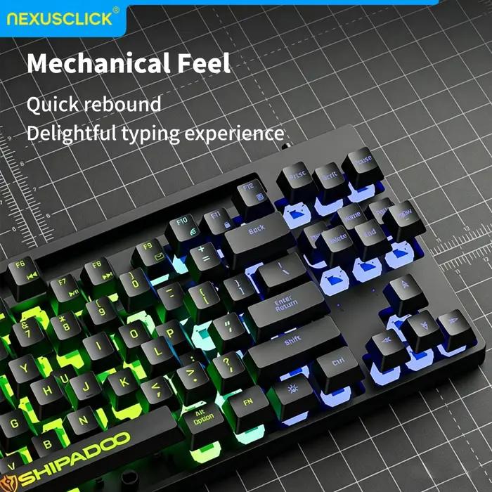 Clavier mécanique NexusClick 87 touches rétroéclairé