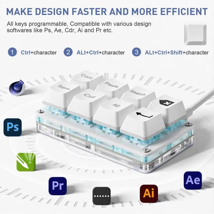 Clavier USB filaire SAYODEVICE 8 touches