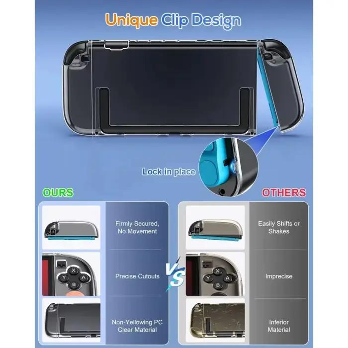 Étui rigide Transparent pour NS Switch 2