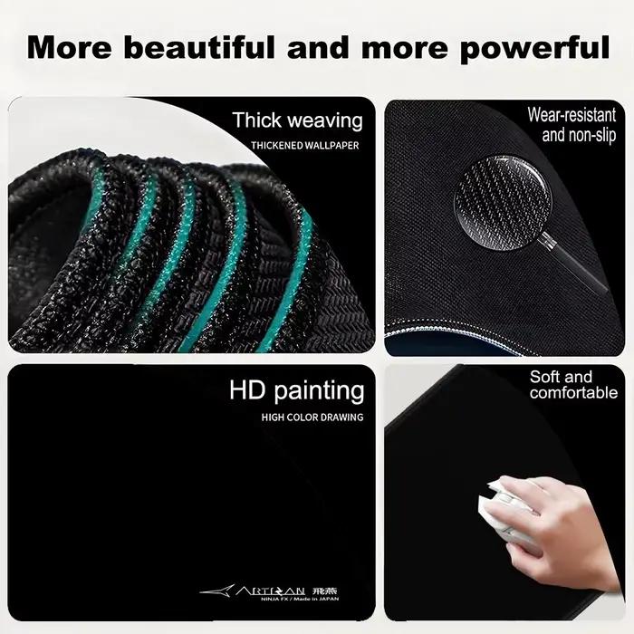 Tapis de souris gaming Artisan TYPE-99 en caoutchouc, tissu sec PORON, personnalisable, pour joueurs de FPS, antidérapant, résistant, lavable, avec impression haute qualité en six couleurs, pour un environnement gaming unique et précieux