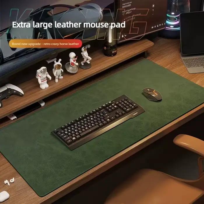 Tapis de souris en PU texturé Crazy Horse