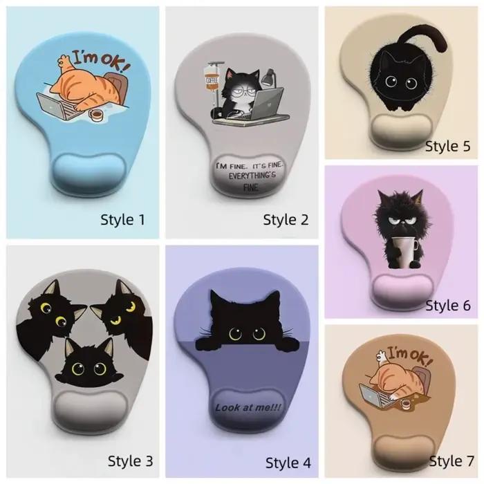 Tapis de souris ergonomique en forme d'animal