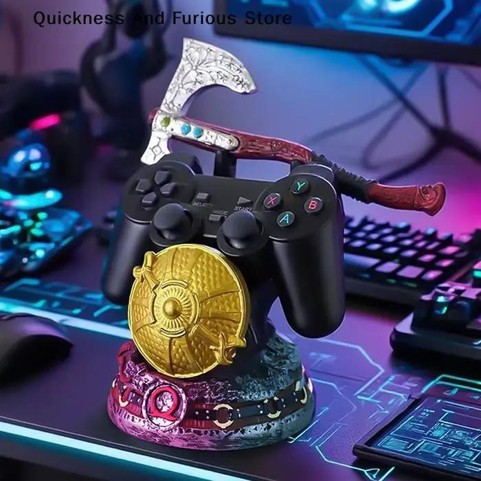 Nouveau support créatif pour manette de jeu God of War 2026 pour PS5/Xbox/PS4 – Décoration de bureau unique