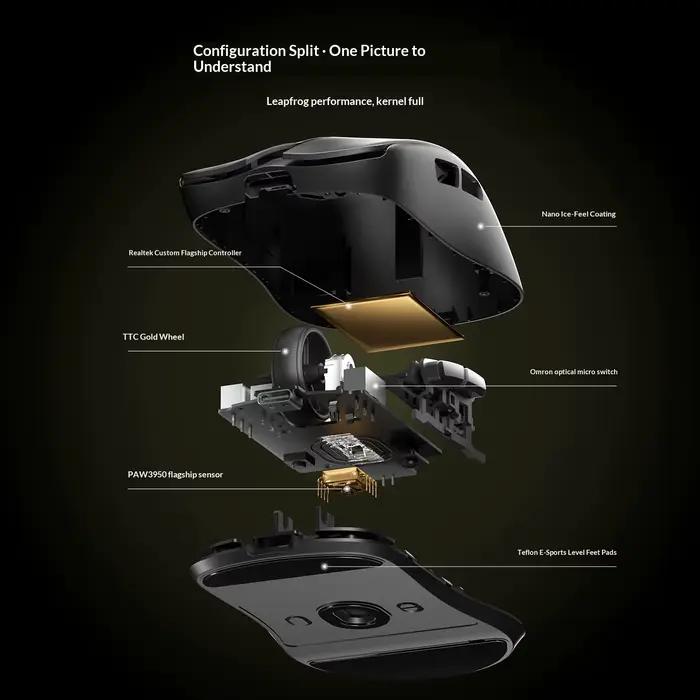 Souris de jeu AULA X9 Max Ultra sans fil