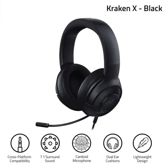 Razer Kraken X Essential Casque De Jeu 7.1 Son Surround