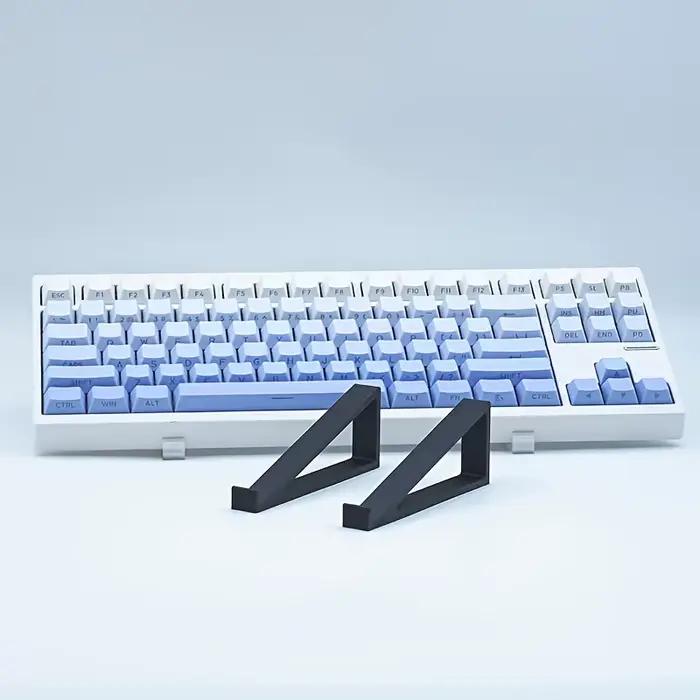 Support surélevé pour clavier et moniteur, angle ajustable, conception ergonomique, gain d'espace, pour joueurs et professionnels