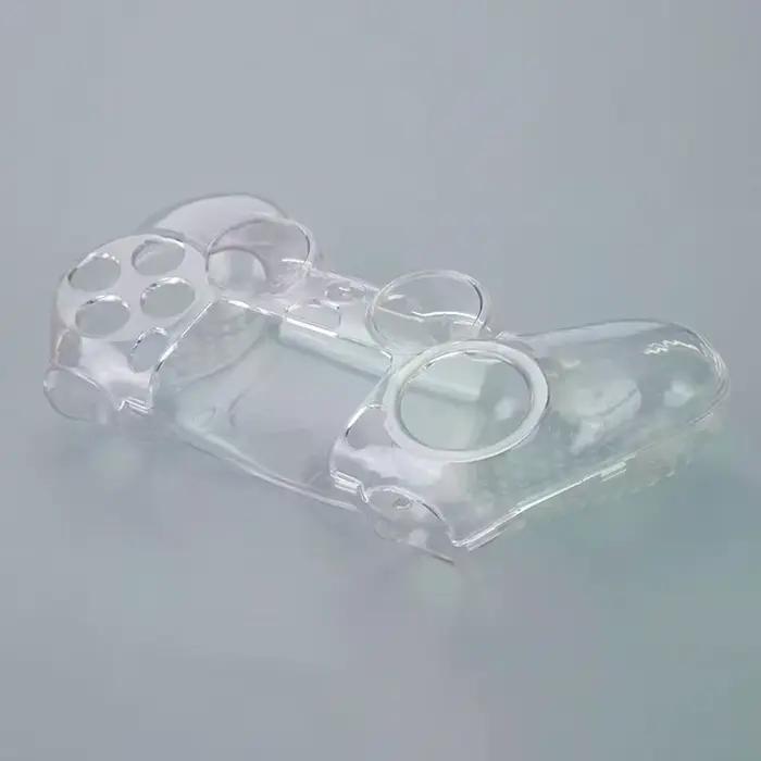 Étui transparent en PC rigide pour manette PS4 protection tendance occasionnelle gaming collectionnage